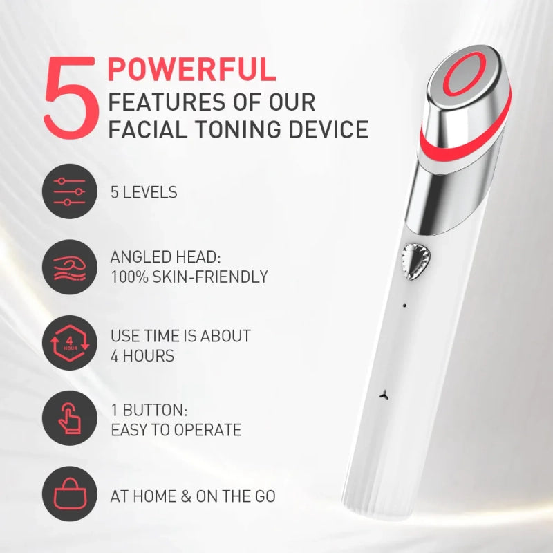 Microcurrent Sculpting Wand | Lift, Tone & Define Your Face at Home