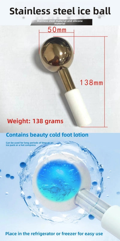 Hot & Cold Facial Globe Set — Thermal Therapy at Home