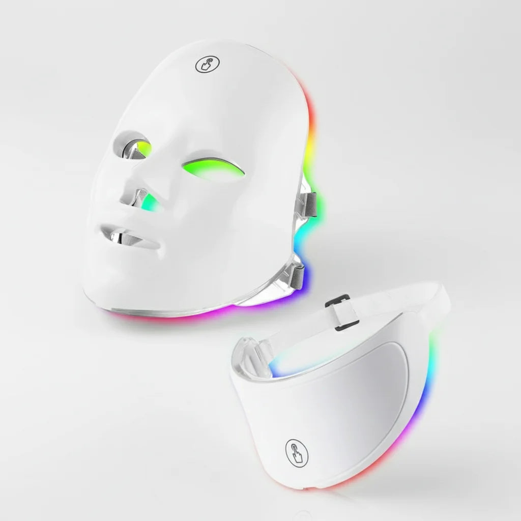 7-in-1 LED Light Therapy Face Mask — Anti-Aging, Acne & Glow